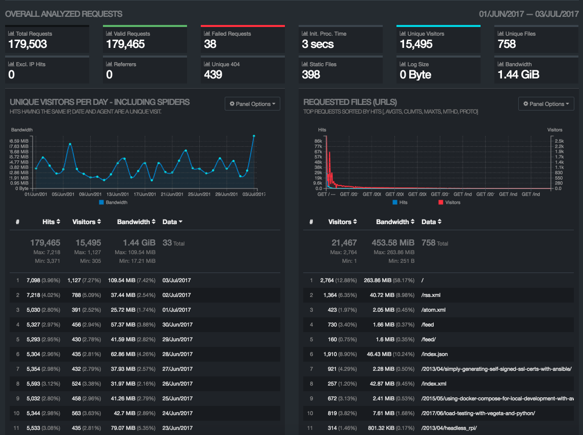 GoAccess screenshot 5