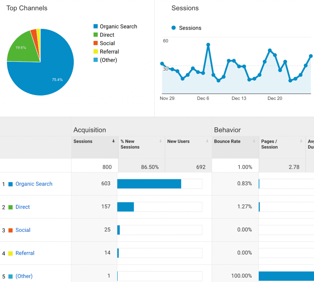 Google Analytics screenshot 2