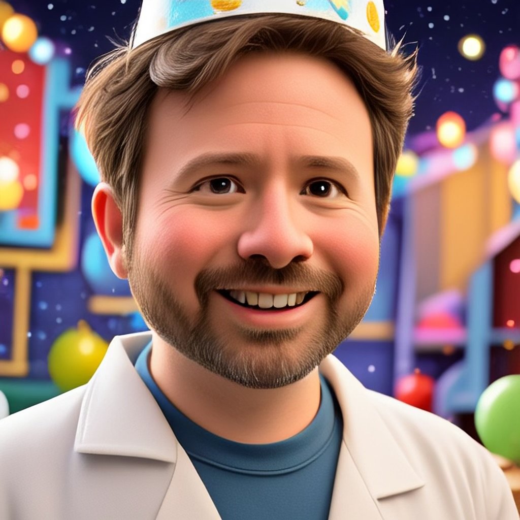 Chris Muktar cartoon avatar