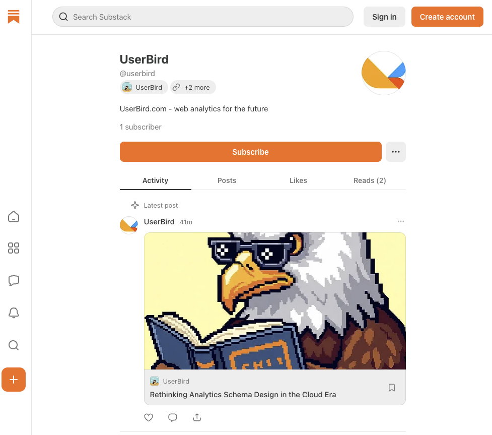 Follow Userbird on Substack Follow Userbird on Substack