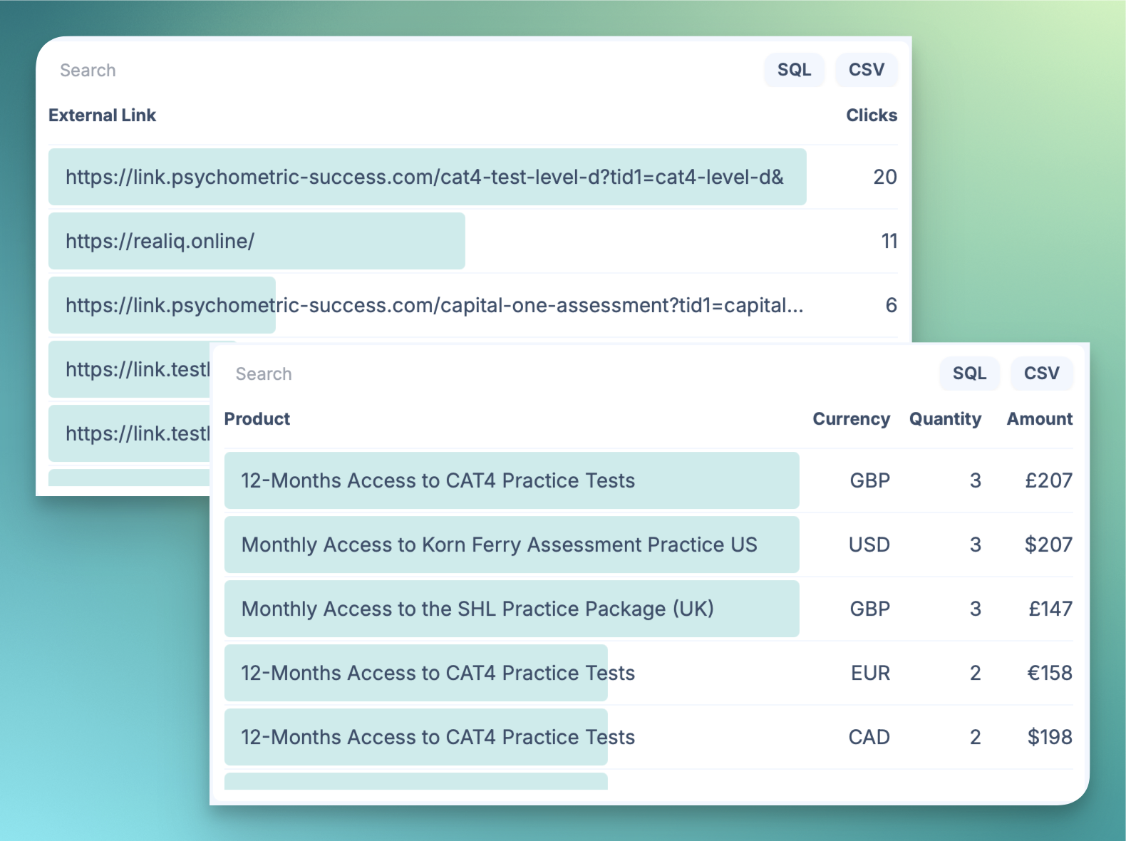 UserBird Revenue Tracking